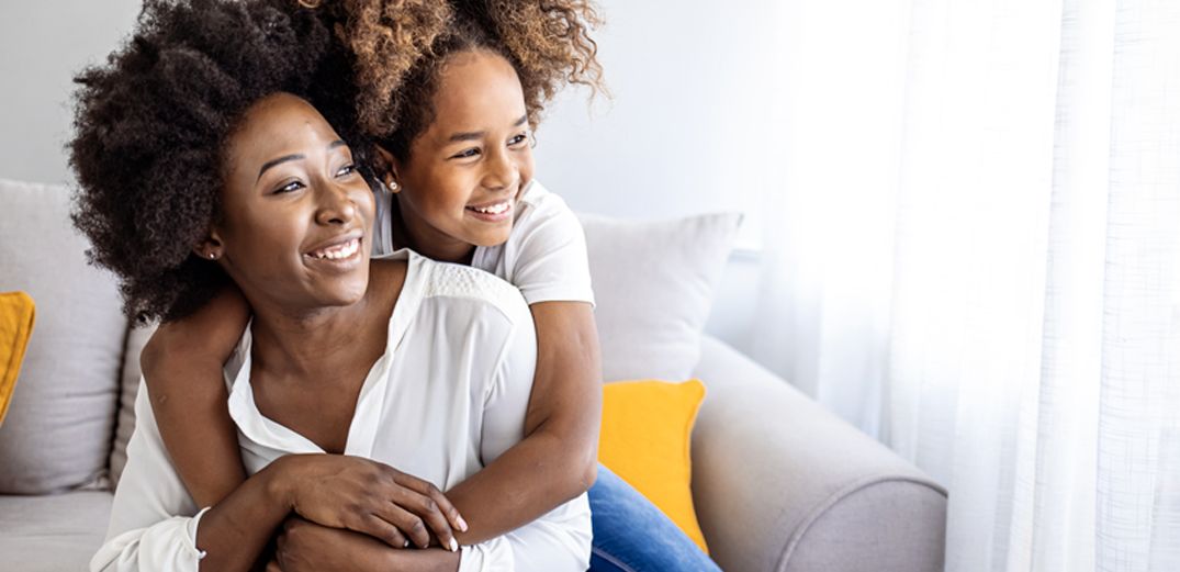 Mother and Daughter Couch